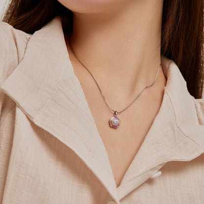 [baslovejewels]Charming Flower Colorful Necklace