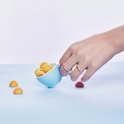 [baslovejewels]Lively In Shades Elegant Radiant Cut Daily Ring