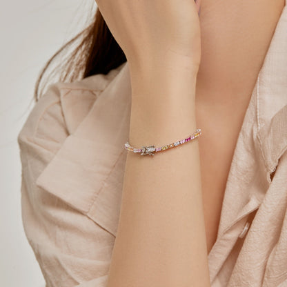[baslovejewels]Delicate Romantic Heart Shape Lover Bracelet