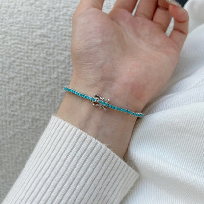 [baslovejewels]Dazzling Exquisite Round Cut Daily Bracelet