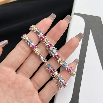 [baslovejewels]Sparkling Exquisite Multi Cut Party Bracelet