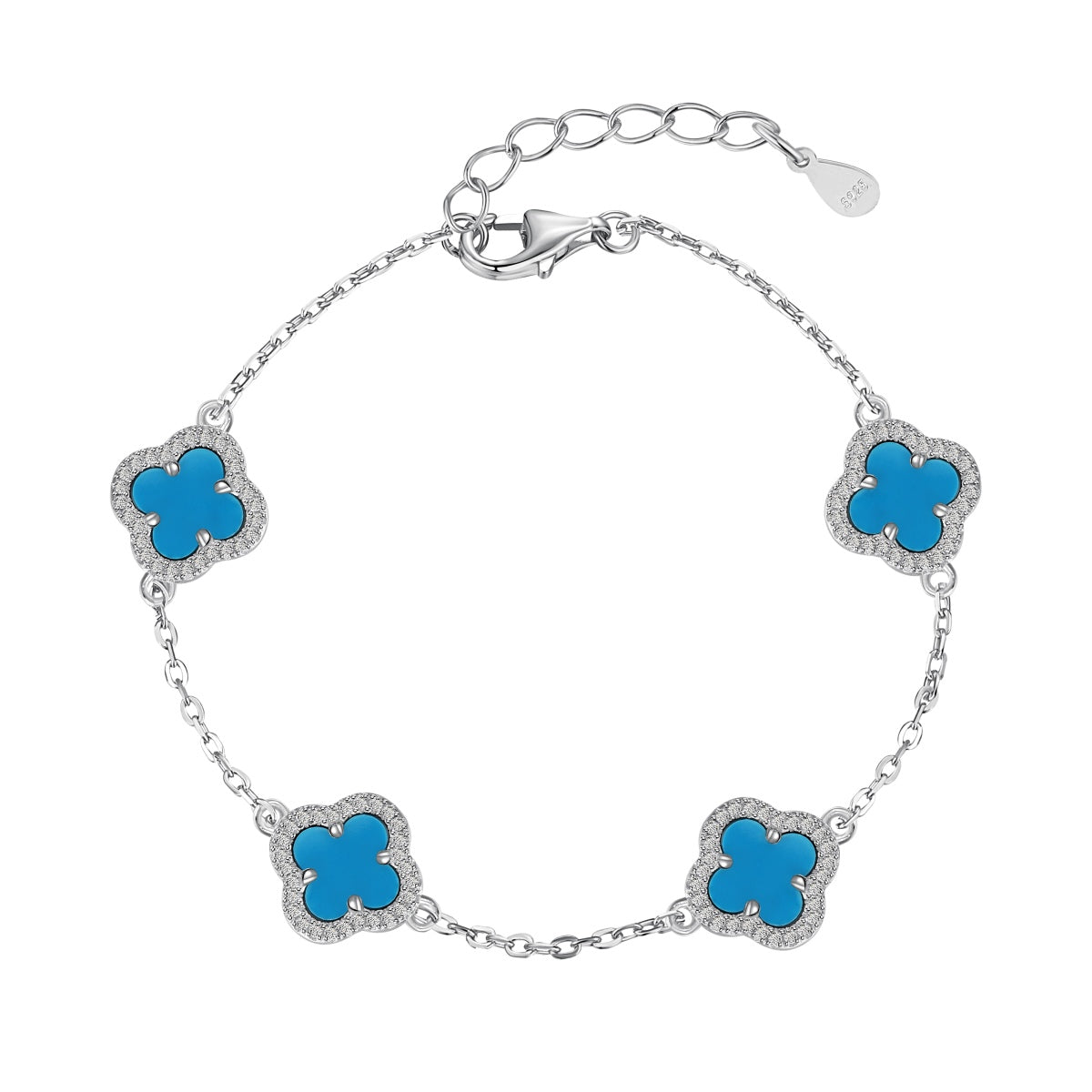 [baslovejewels]Four-Leaf Clover Exquisite Bracelet