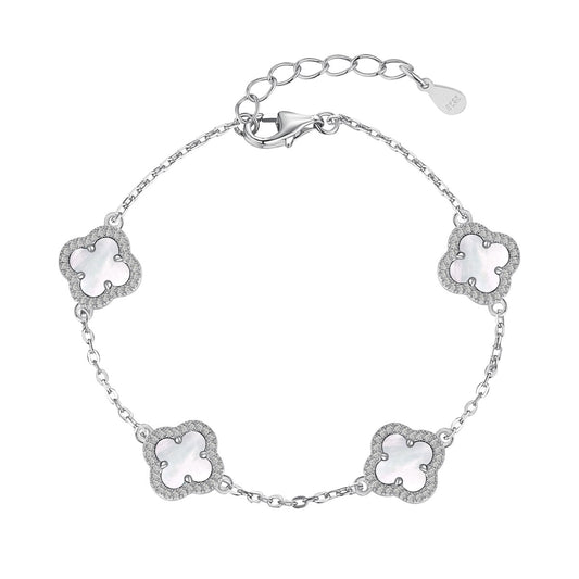[baslovejewels]Four-Leaf Clover Exquisite Bracelet