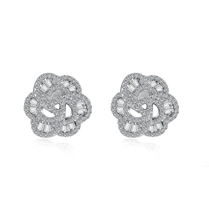[baslovejewels]Exquisite Flower Shape Daily Earrings