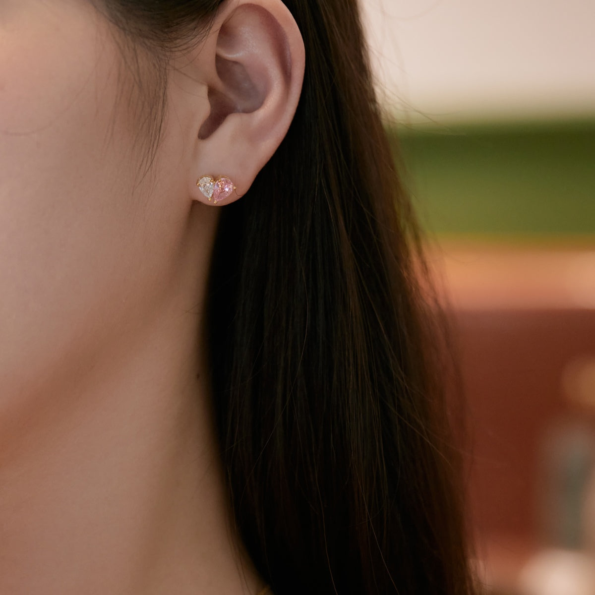 [baslovejewels]Dazzling Elegant Heart Cut Lover Earrings