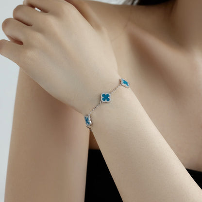 [baslovejewels]Four-Leaf Clover Exquisite Bracelet