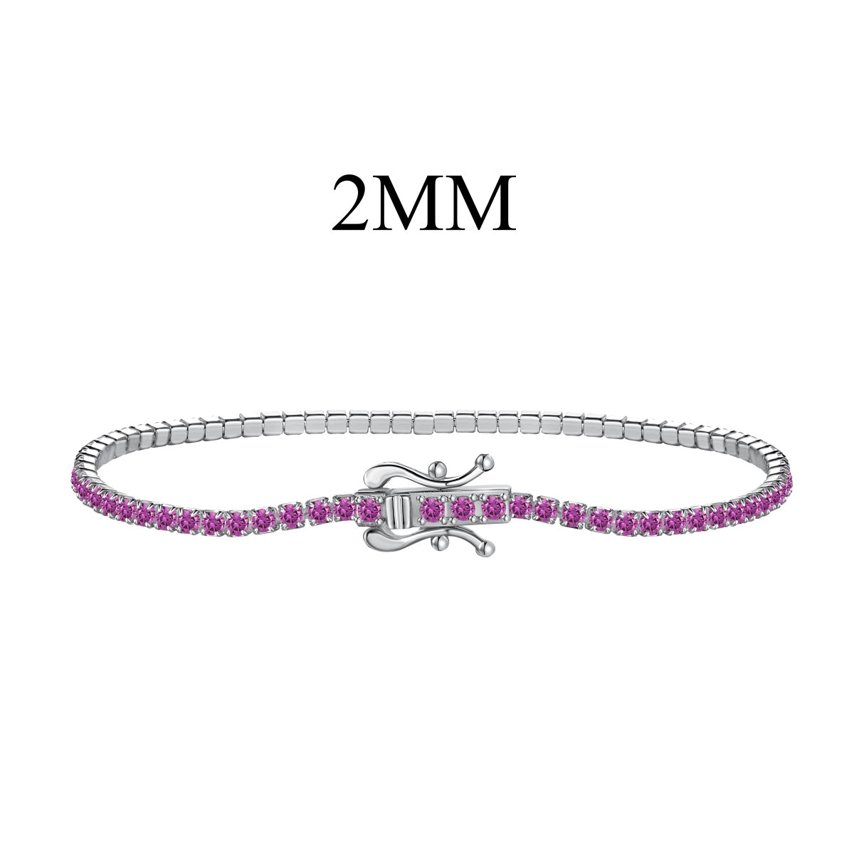 [baslovejewels]Radiant Colorful Round Cut Party Bracelet