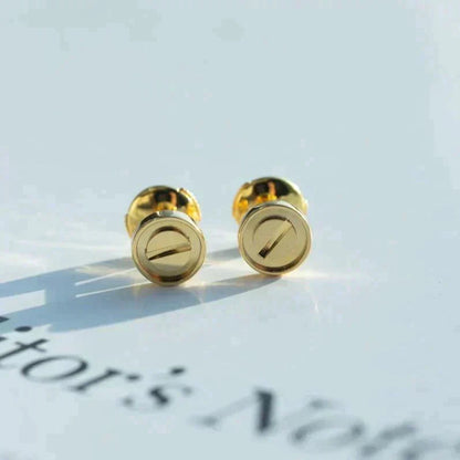 [baslovejewels]LOVE EARRINGS GOLD 10MM