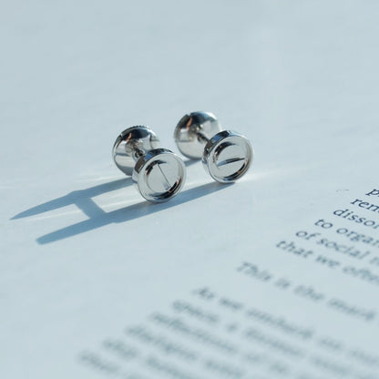 [baslovejewels]LOVE EARRINGS SILVER 10MM