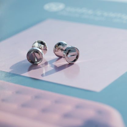 [baslovejewels]LOVE EARRINGS SILVER 10MM