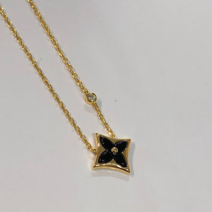 [baslovejewels]STAR BLACK MOP NECKLACE