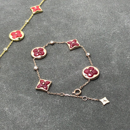 [baslovejewels]STAR AND SUN CARNELIAN 4 MOTIFS 3 DIAMONDS