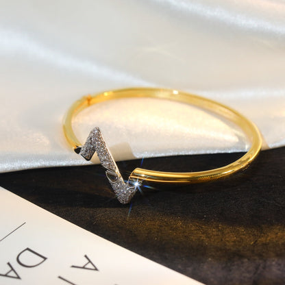 [baslovejewels]VOLTE UPSITE DOWN GOLD DIAMOND BRACELET