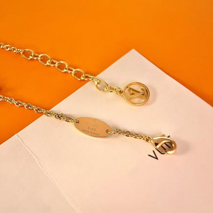 [baslovejewels]LOGO STAR MOTIF GOLD BRACELET