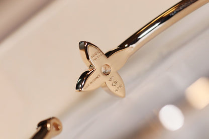 [baslovejewels]IDYLLE GOLD OPEN BRACELET DIAMOND PAVED