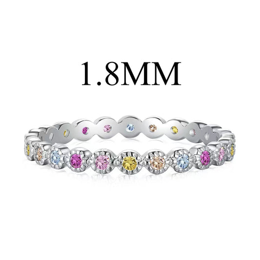 [baslovejewels]Unique Scintillating Round Cut Daily Ring