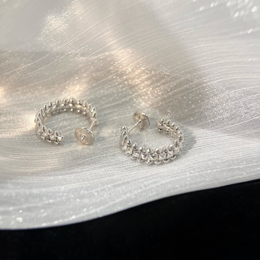 [baslovejewels]CLASH SMALL HOOP EARRINGS