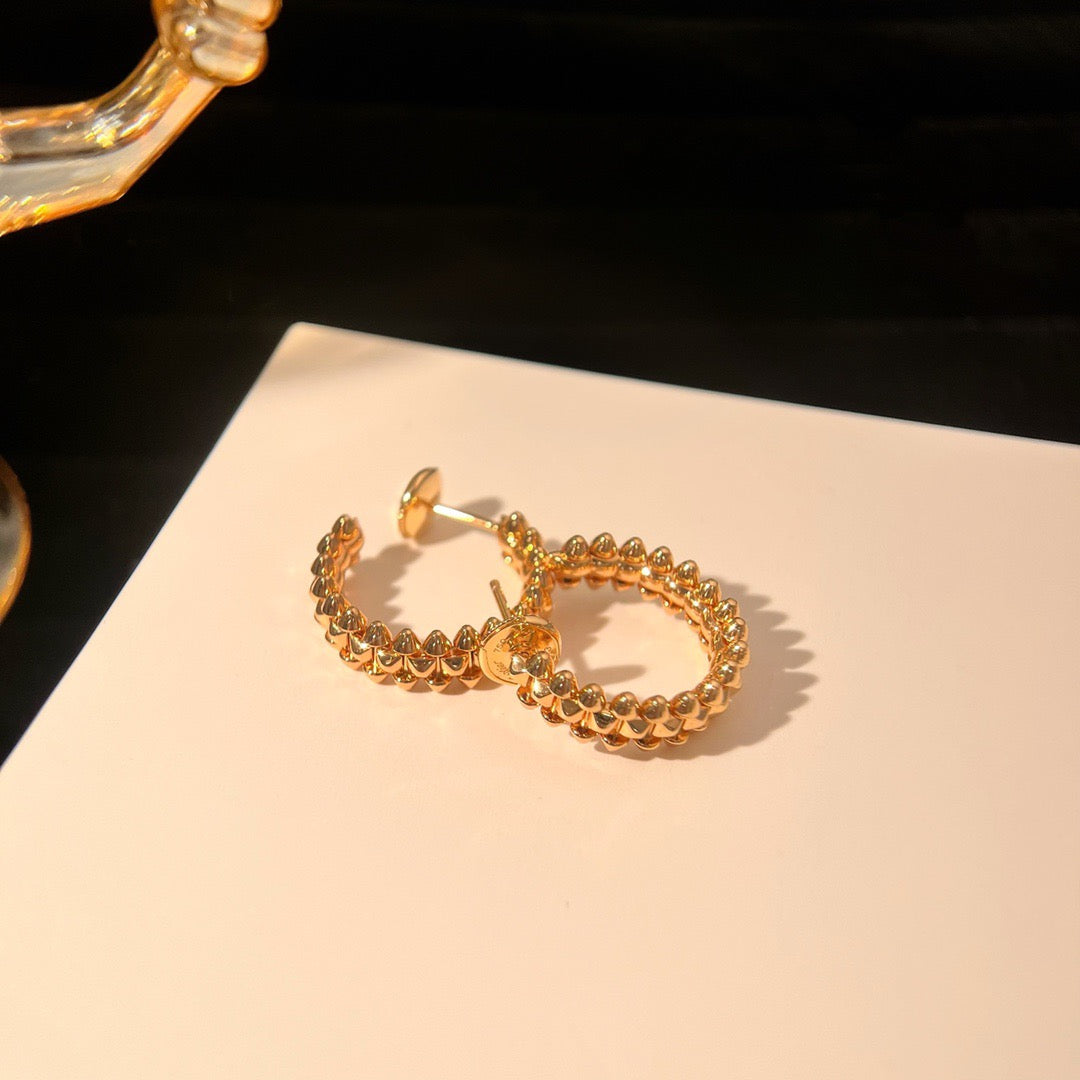 [baslovejewels]CLASH SMALL HOOP EARRINGS