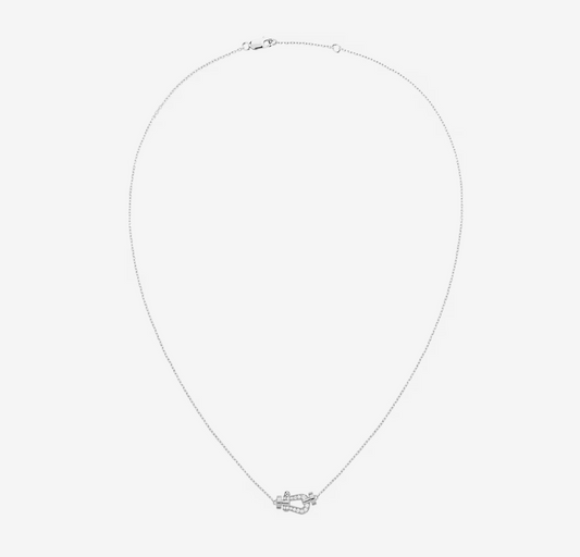 [baslovejewels]FORCE 10 DIAMOND SILVER NECKLACE MINI MODEL